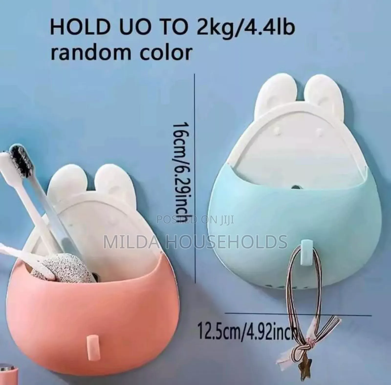 Wall Mount Seamless Toothbrush Holder Available