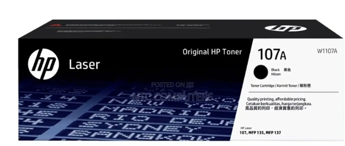 Hp 107a Black Original Laser Toner Cartridge