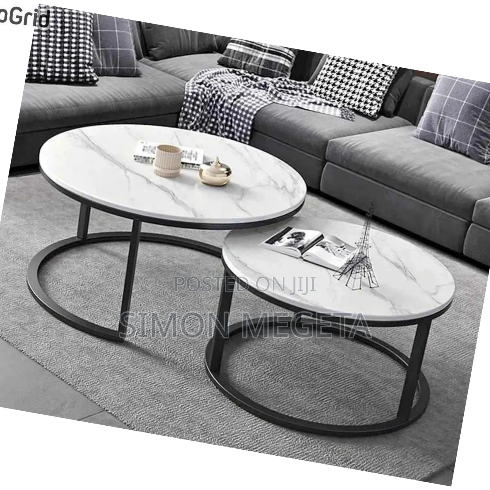 New Pure Marble Nesting Table Available Payment After Delivery