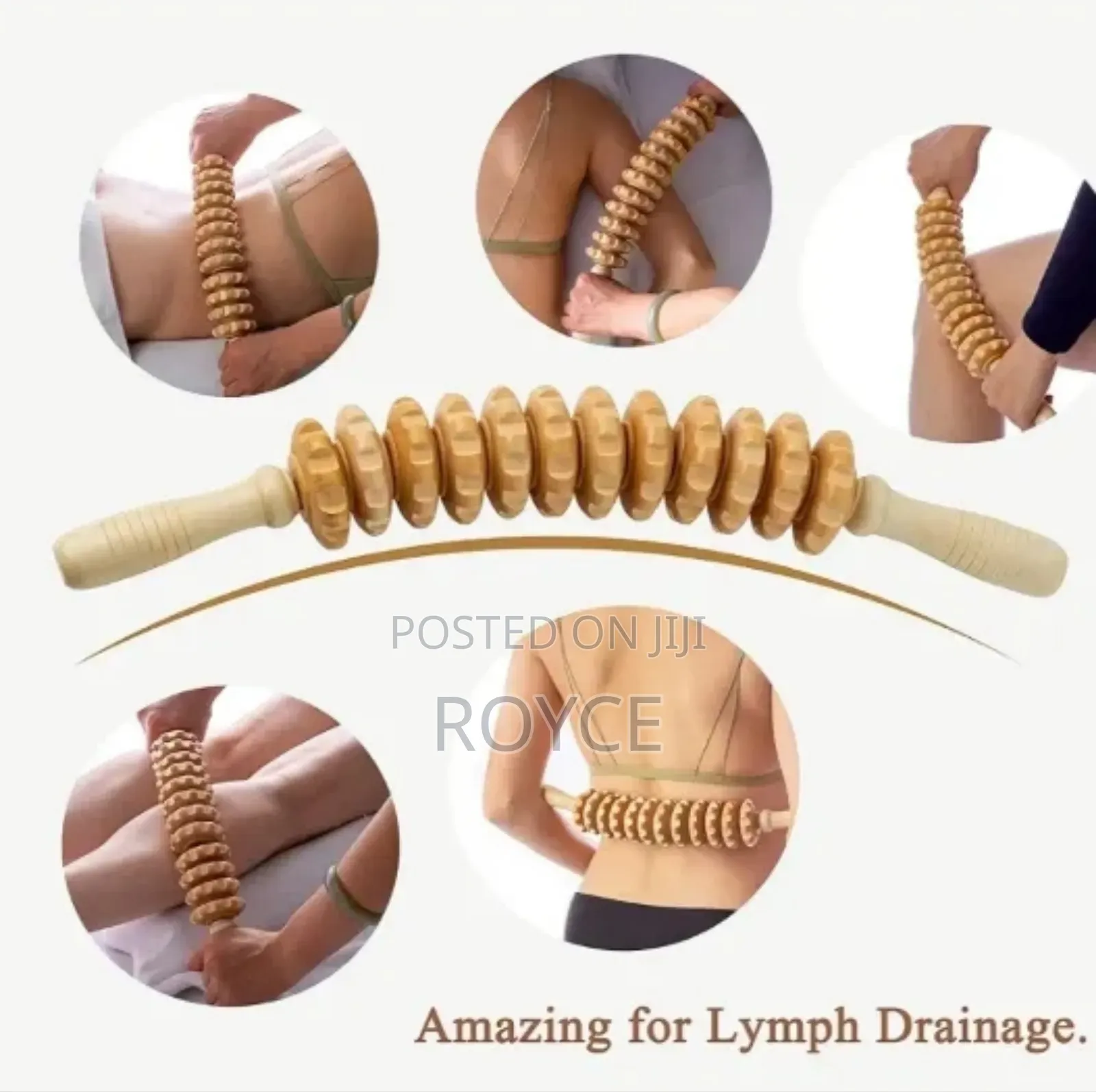 Wood Curved Massager