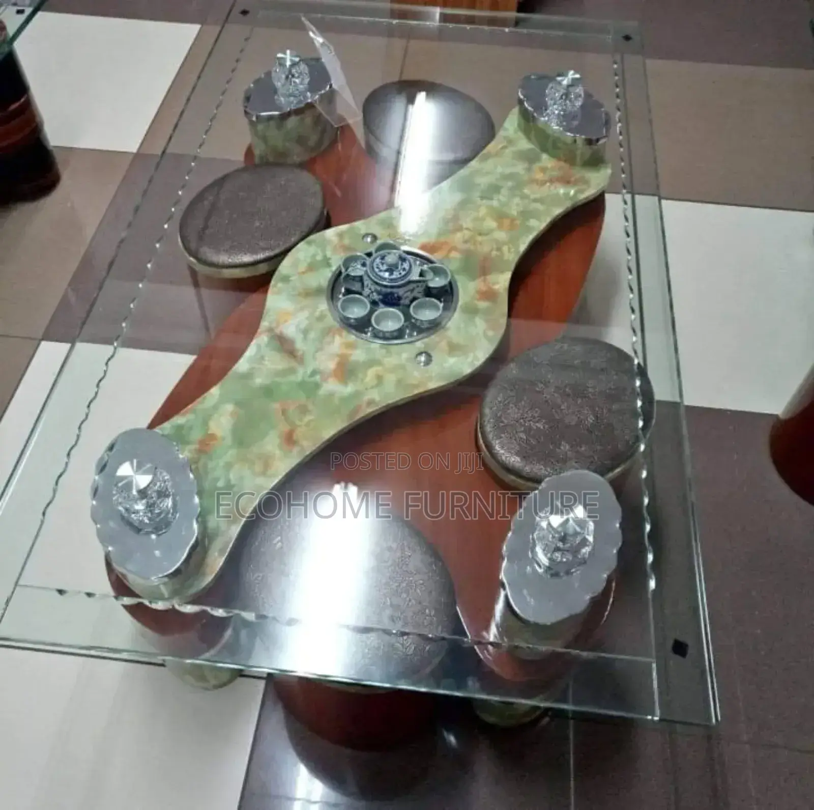 Coffee Table Glass on Top