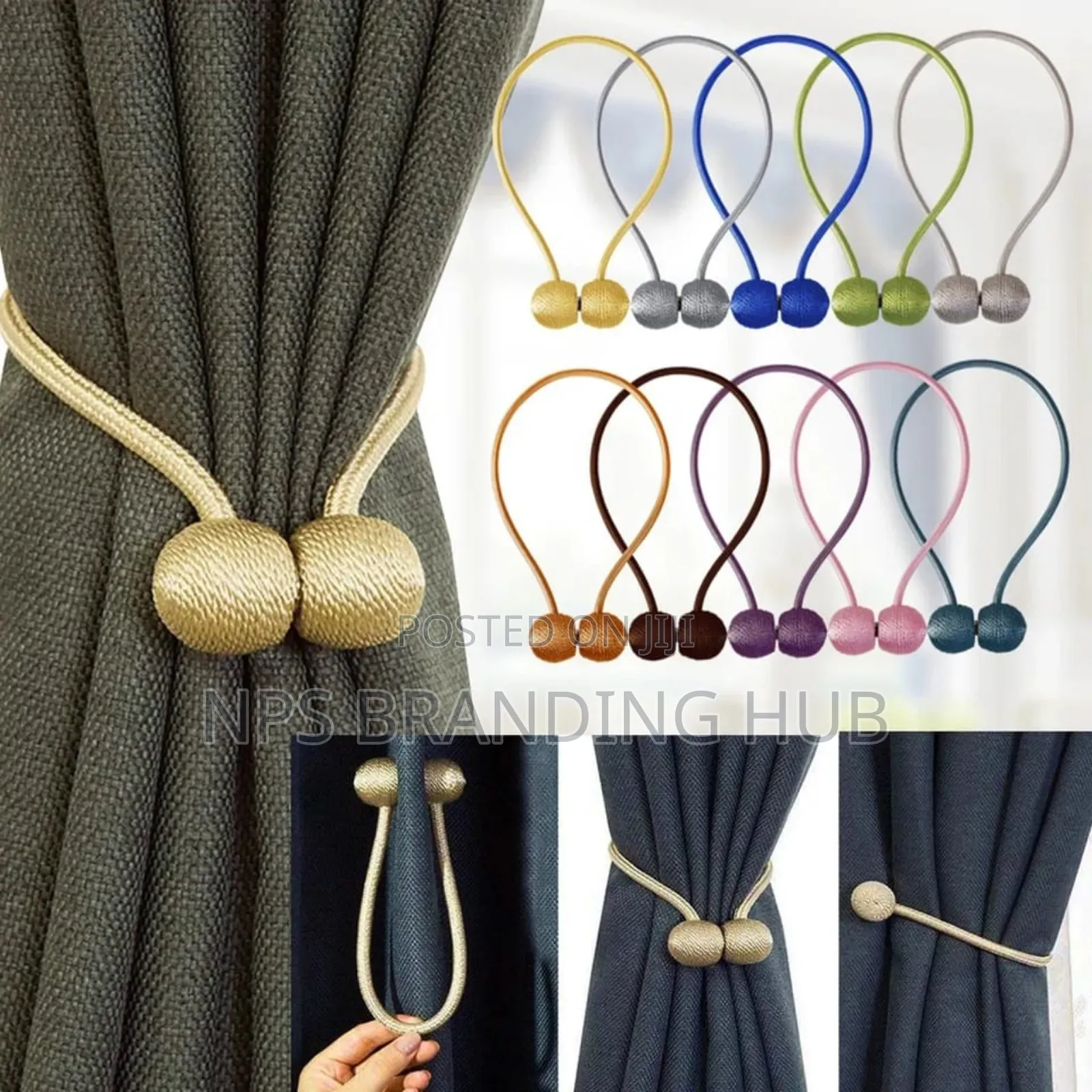 Magnetic Curtains Holders Zn