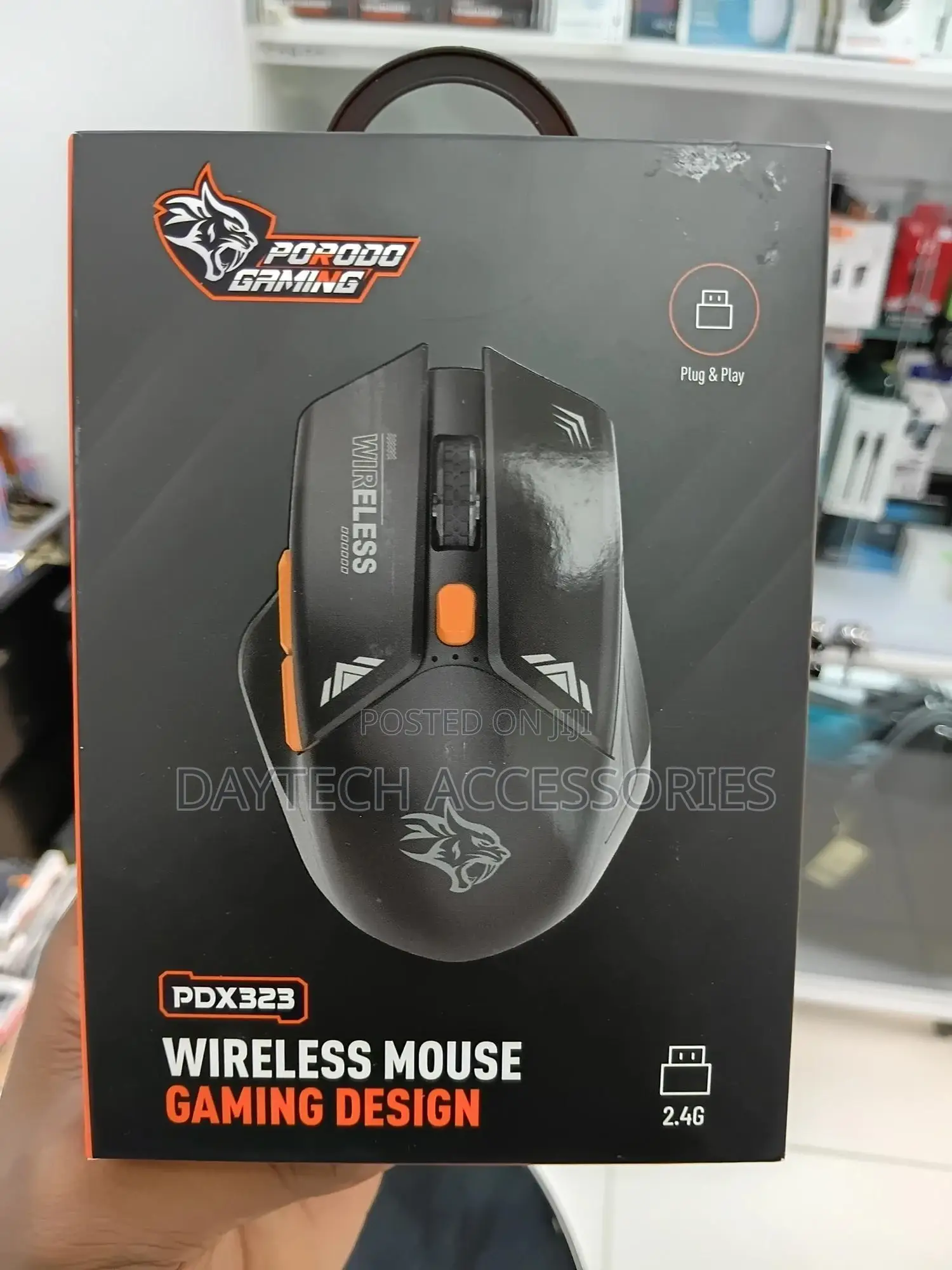 This Is a Porodo Gaming Wireless Mouse, Model Pdx323.
