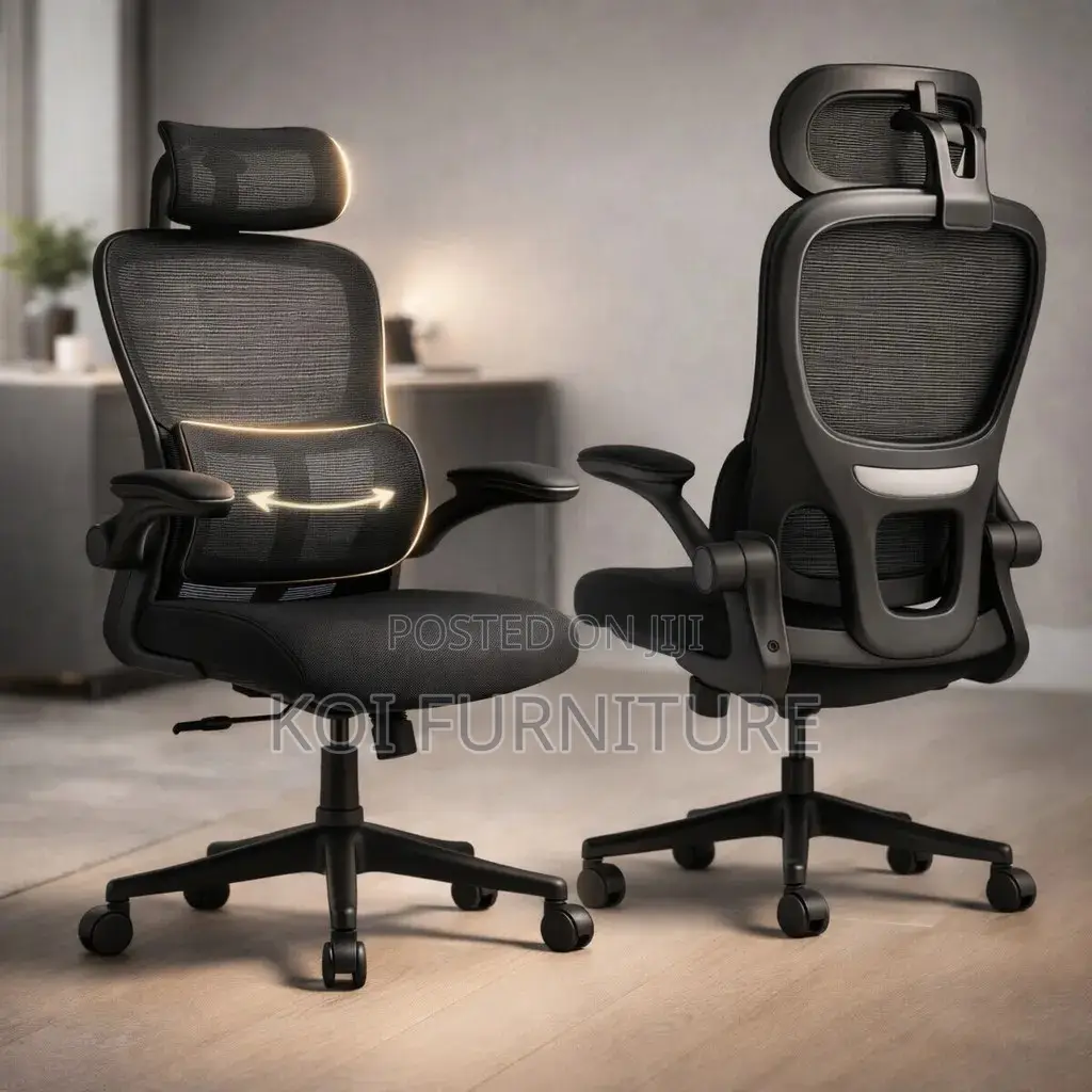 Office Chairs; High Back Orthopedic Ergonomic Office Seat