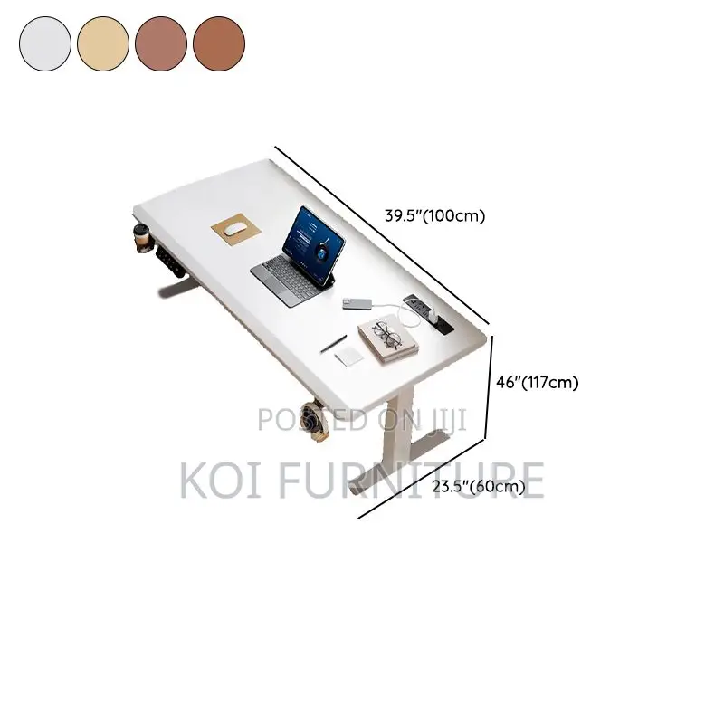 Office Desk; 1400mm Height Adjustable Gaming Electric Desk