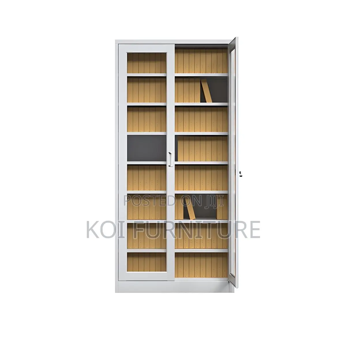 Office Cabinet; Storage Modern Cabinet With 4 Adjustable Shelves