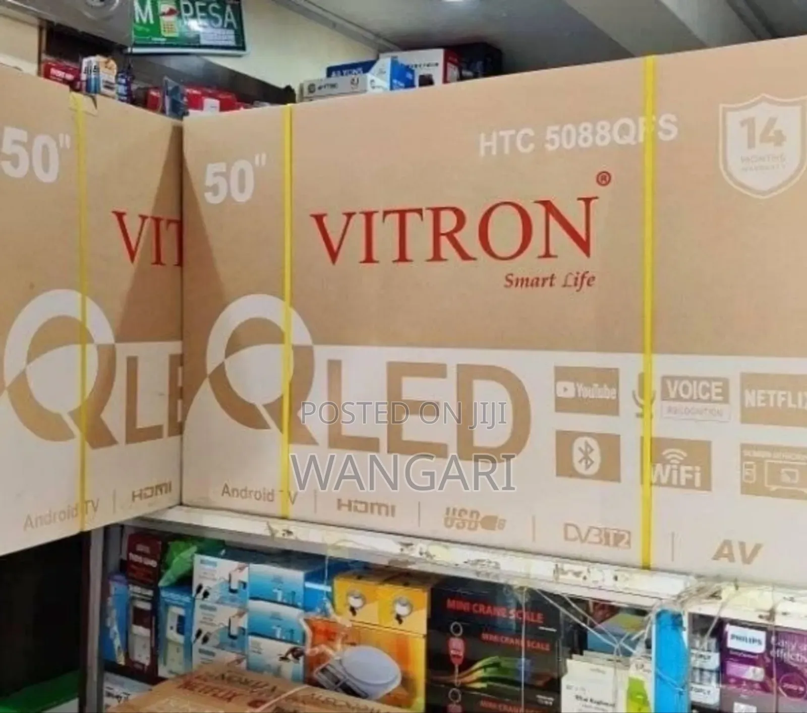 Bluetooth Enabled Qled 50 Inch Vitron Television Htc50