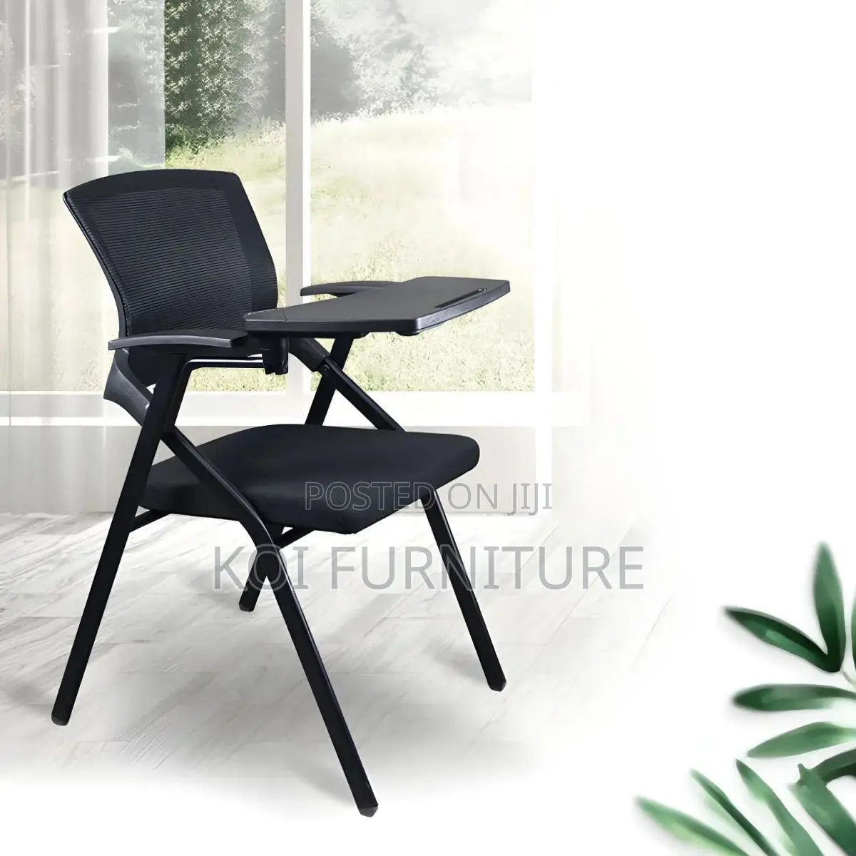 Office Chairs; School Foldable Seat With Writing Surface
