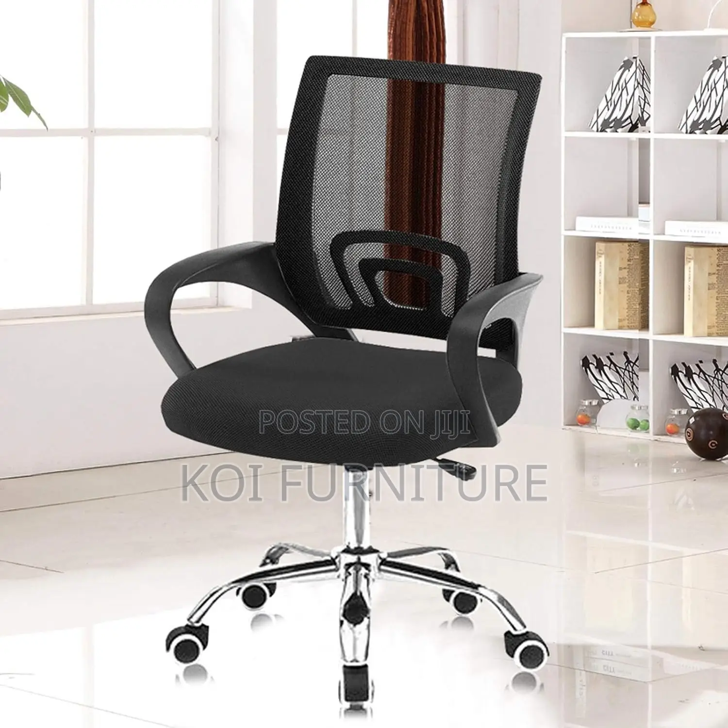 Office Chair; Fabric Clerical Mesh Office Swivel Study Chair