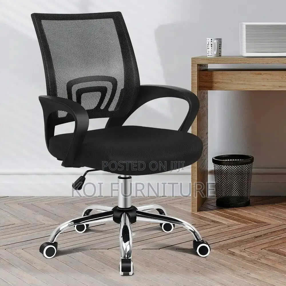 Office Chair; Fabric Clerical Mesh Office Swivel Study Chair