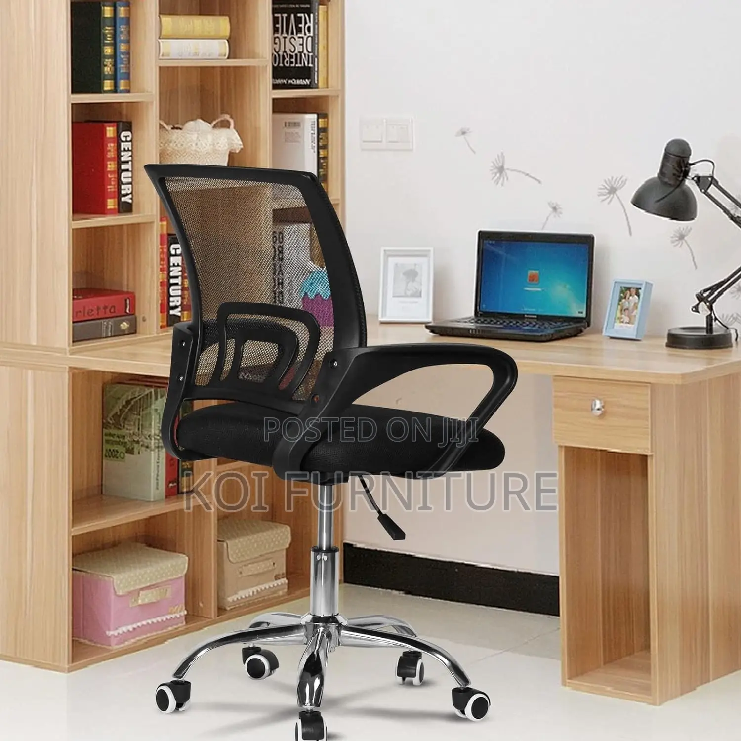 Office Chair; Fabric Clerical Mesh Office Swivel Study Chair