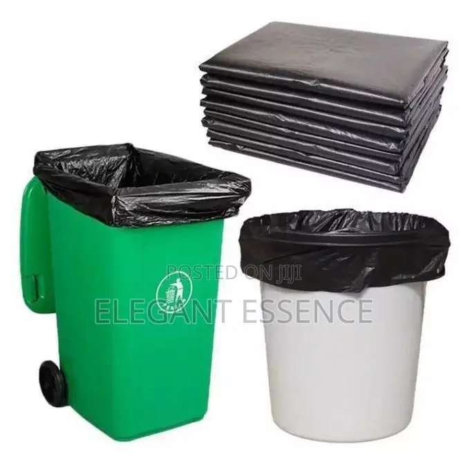 Heavy-Duty Disposable Garbage Bags Large Trash Can Liners Leak-Proof