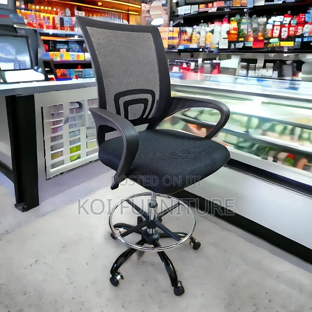 Office Chair; Mesh Long Adjustable Office Reception Chairs