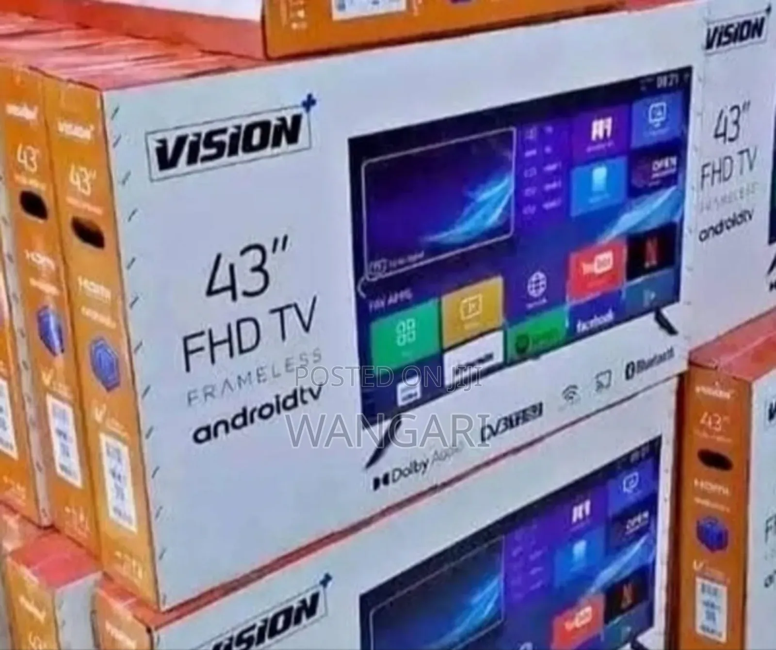 Wifi Enabled Vision + 43 Inch FHD Android Television