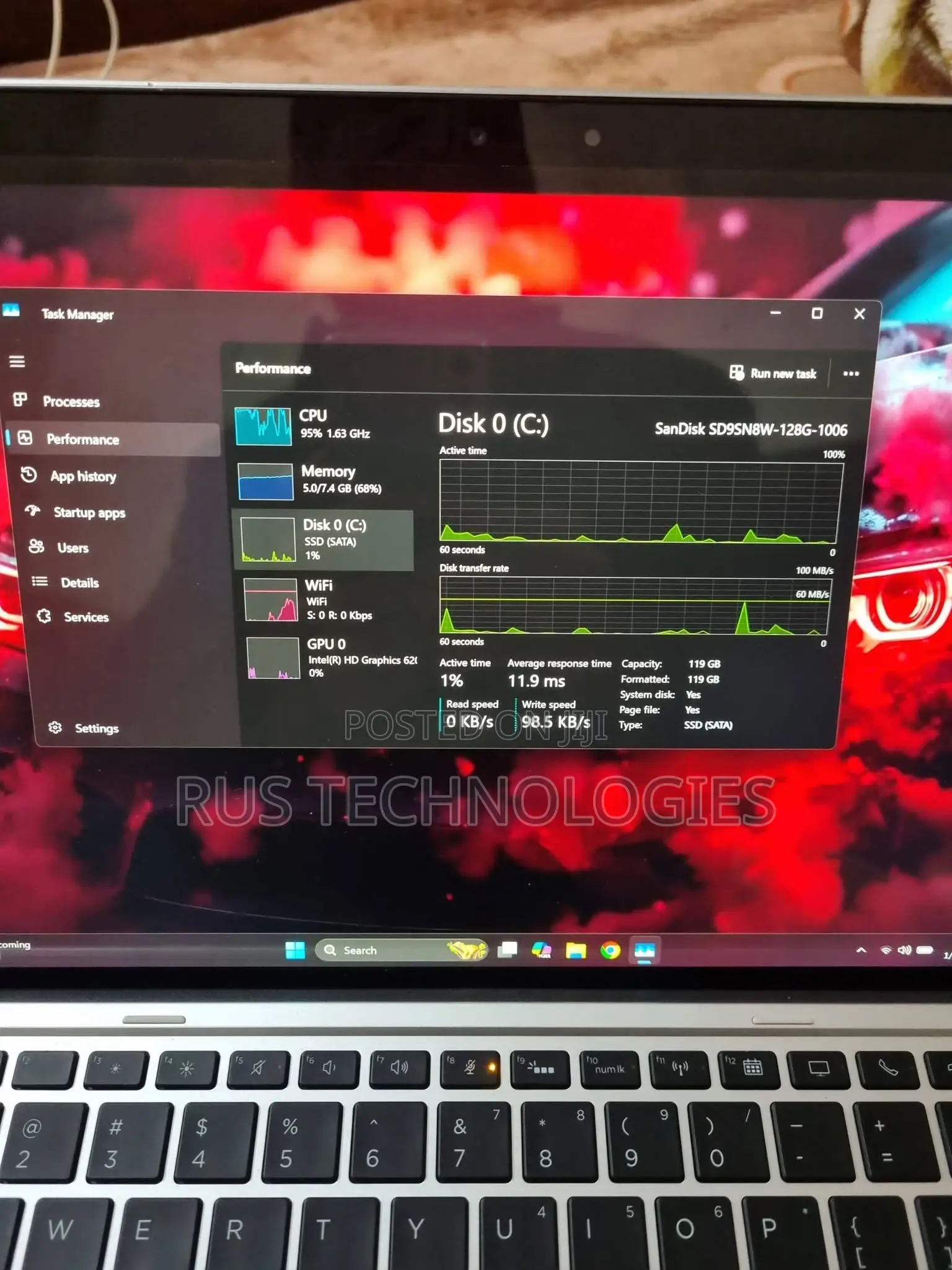 Laptop HP Elite X2 1012 8GB Intel Core M SSD 256GB
