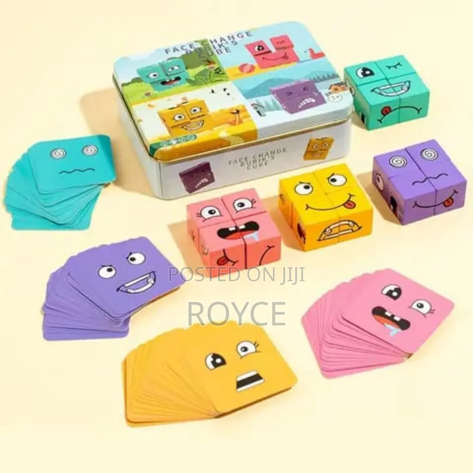 Intelligent Wooden Challenge / Face Change Rubic Cubes