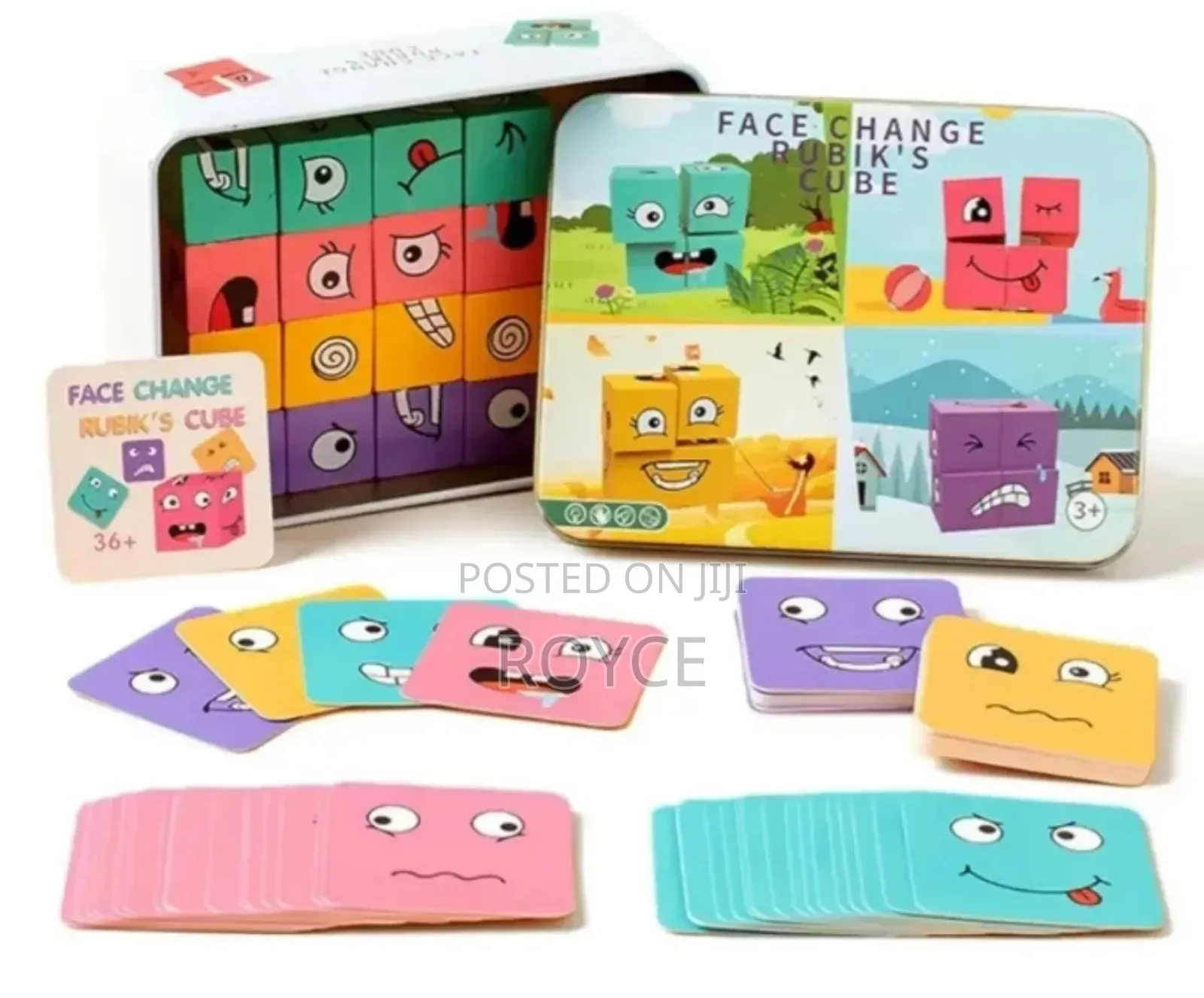 Intelligent Wooden Challenge / Face Change Rubic Cubes