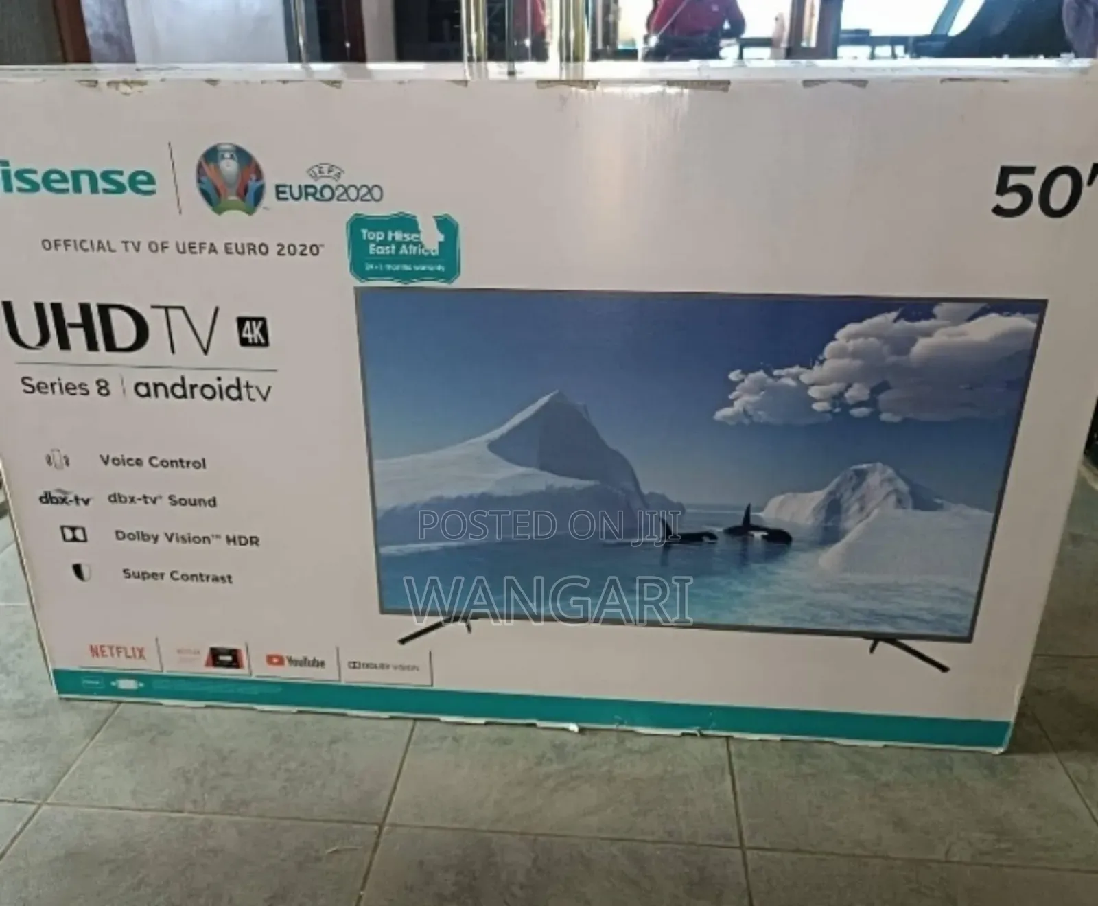 Youtube Netflix Hisense 50 Inch 4 K Television