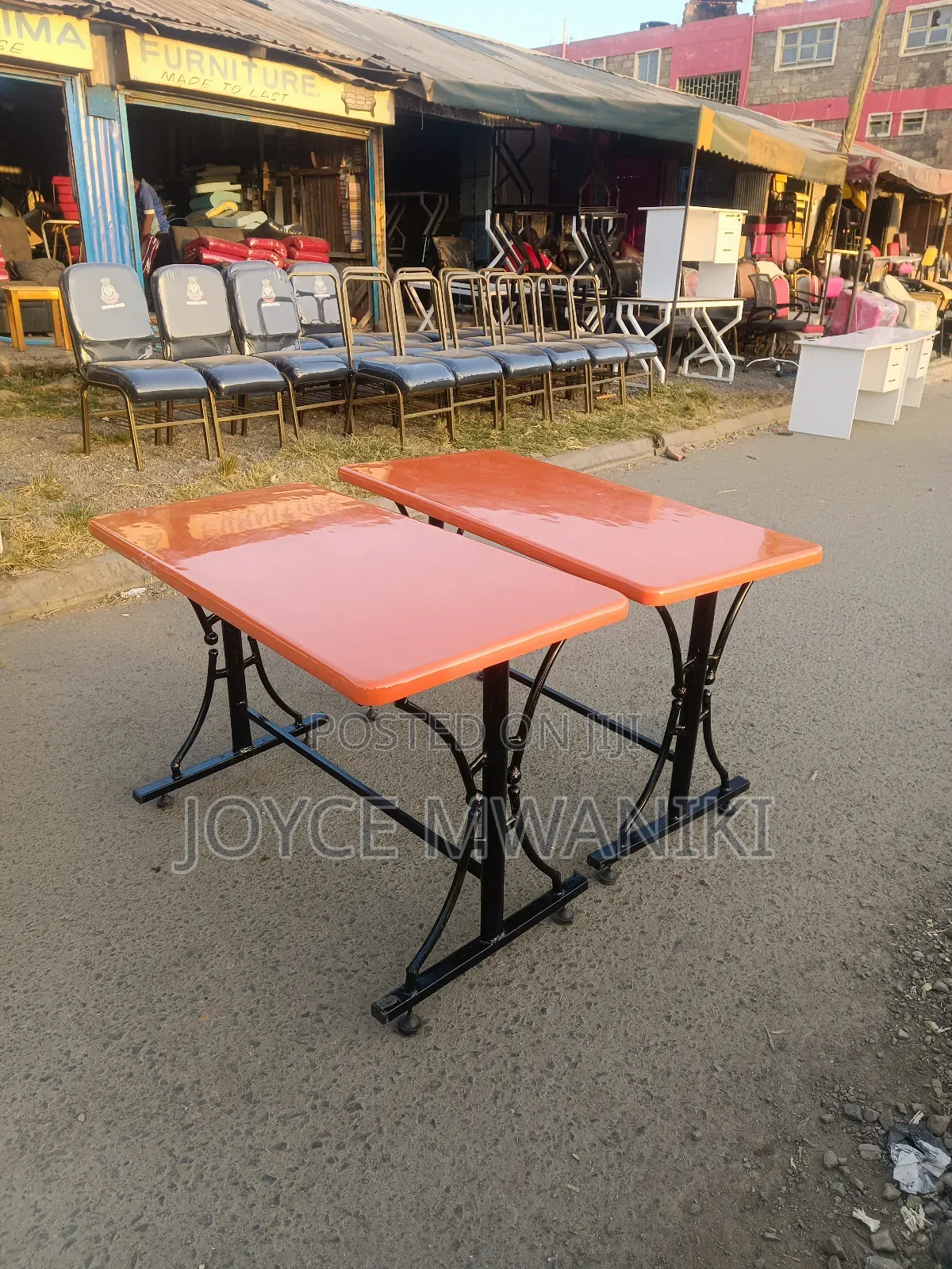Restaurant Marble Table Oraorange Colour, 4ft by 2 Ft 