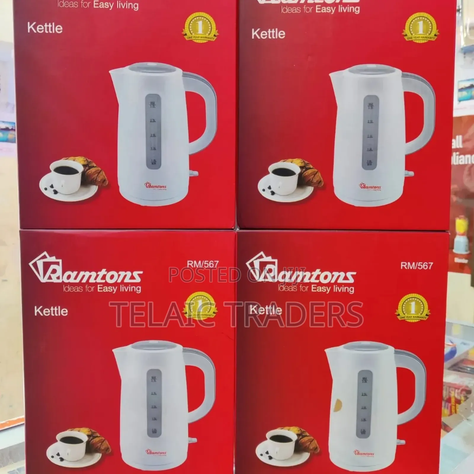 Ramtons Kettle 3litres Rm567