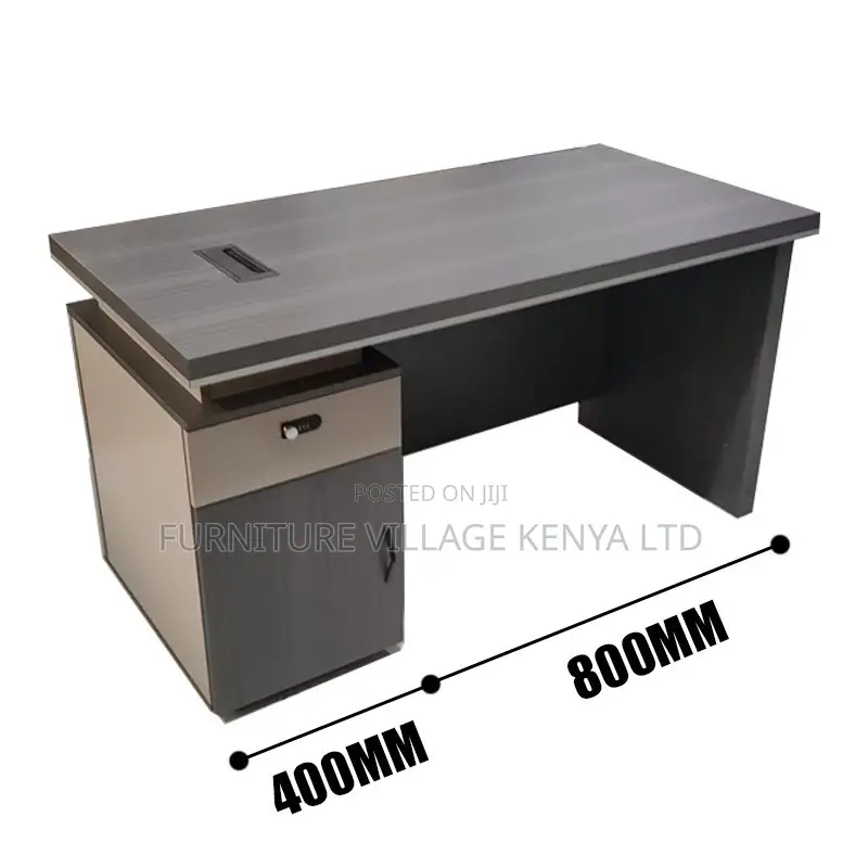 Office Desk; 1200mm Executive Office Desk With Fixed Drawers