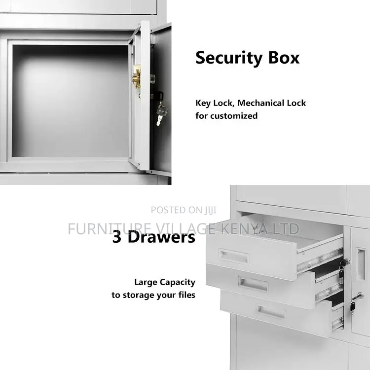 Office Cabinet; Office Metallic Cabinet With Safe