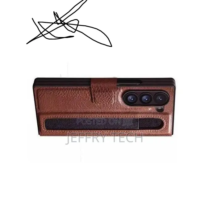 Samsung Galaxy Z Fold 7 5g Leather Case With Pen Space