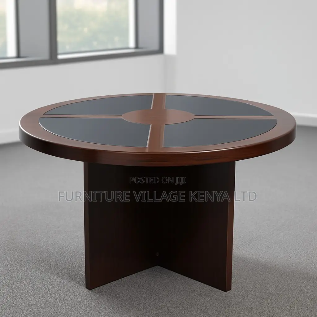 Conference Table; 1.2m Round Office Conference Table