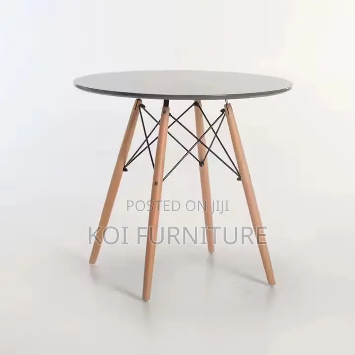 Dining Table; Home Round Modern Classic Wooden Dining Coffee Table