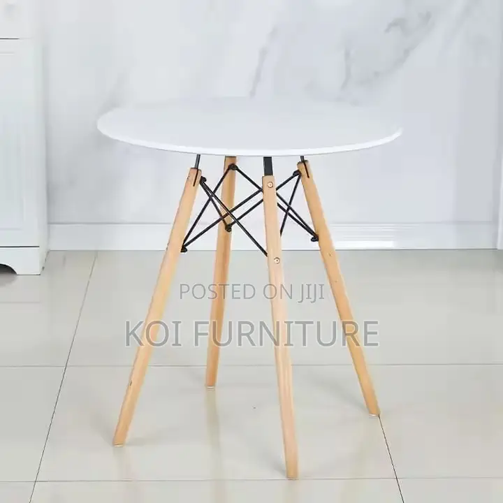 Dining Table; Home Round Modern Classic Wooden Dining Coffee Table