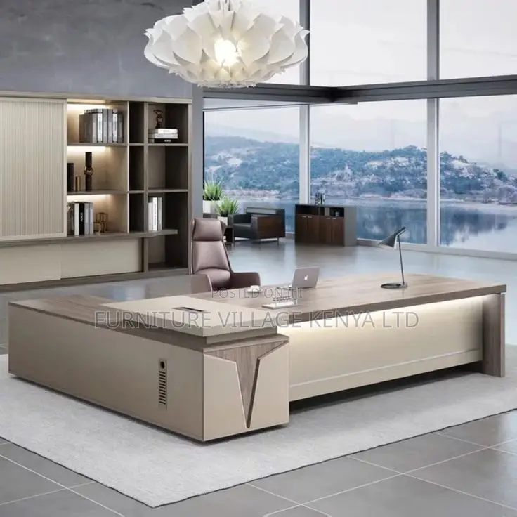 Office Desk; 1.6 Meters L-shaped Executive Table