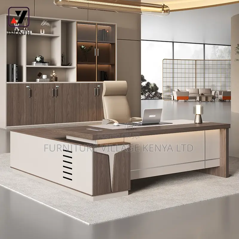 Office Desk; 1.6 Meters L-shaped Executive Table