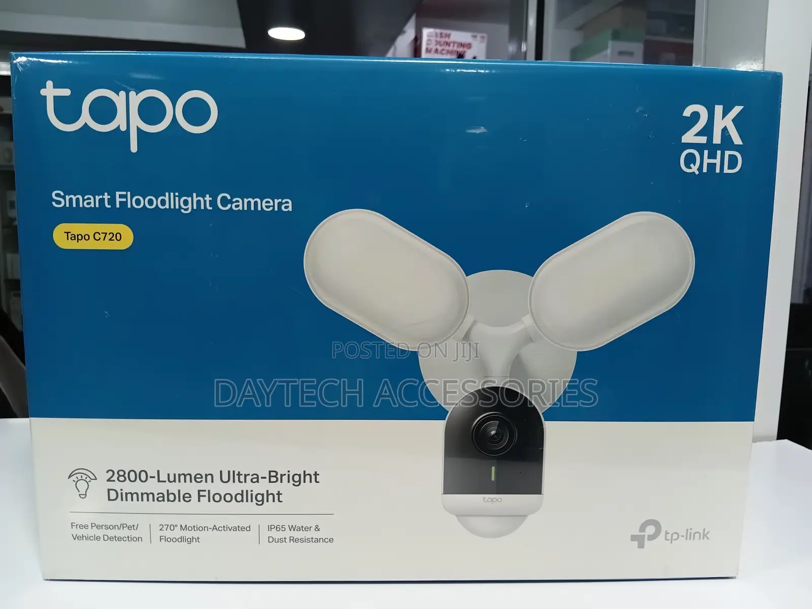 The Tp-Link Tapo C720 Smart Floodlight Camera.