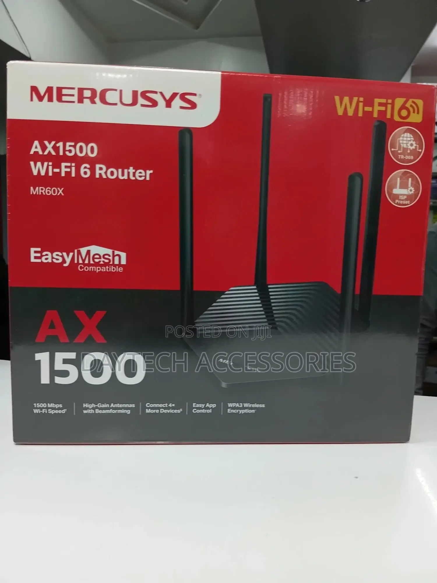Mercusys Wi-Fi 6 Router Mr60x Ax1500 Wifi 6 Router