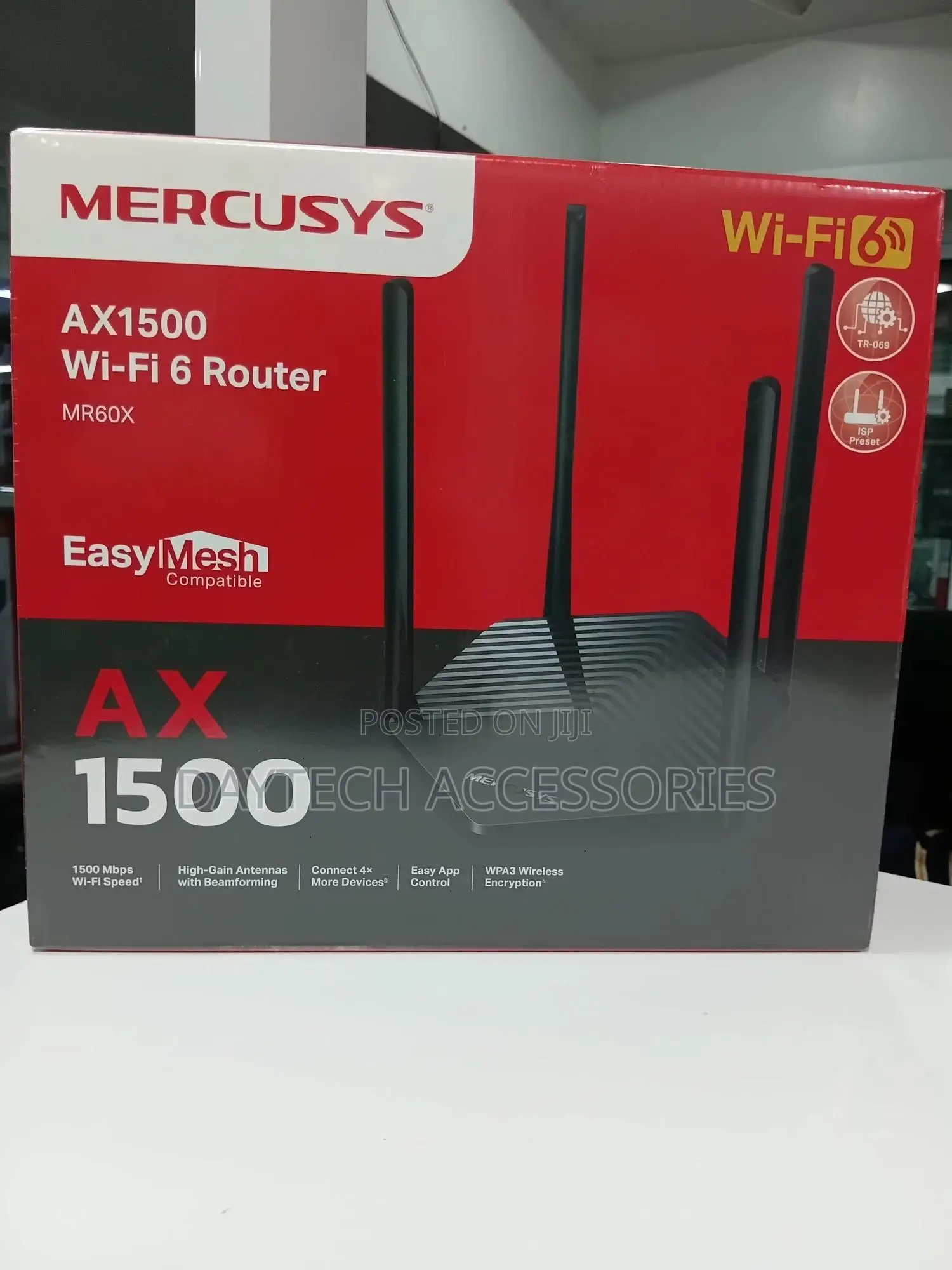 Mercusys Wi-Fi 6 Router Mr60x Ax1500 Wifi 6 Router