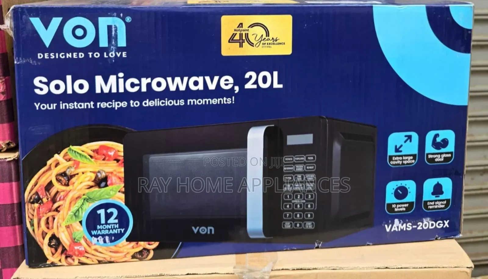 Von Digital 20 Litres Microwave Vams-20dgx