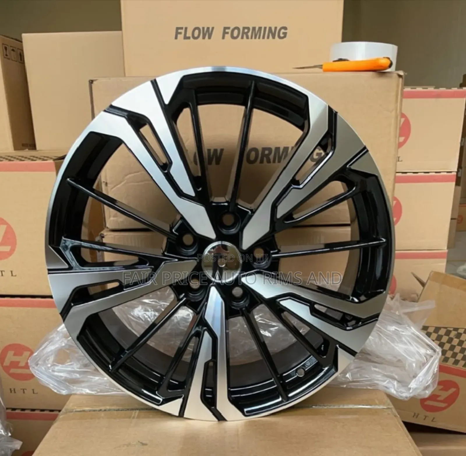 18 Inches Black Silver Sports Rims