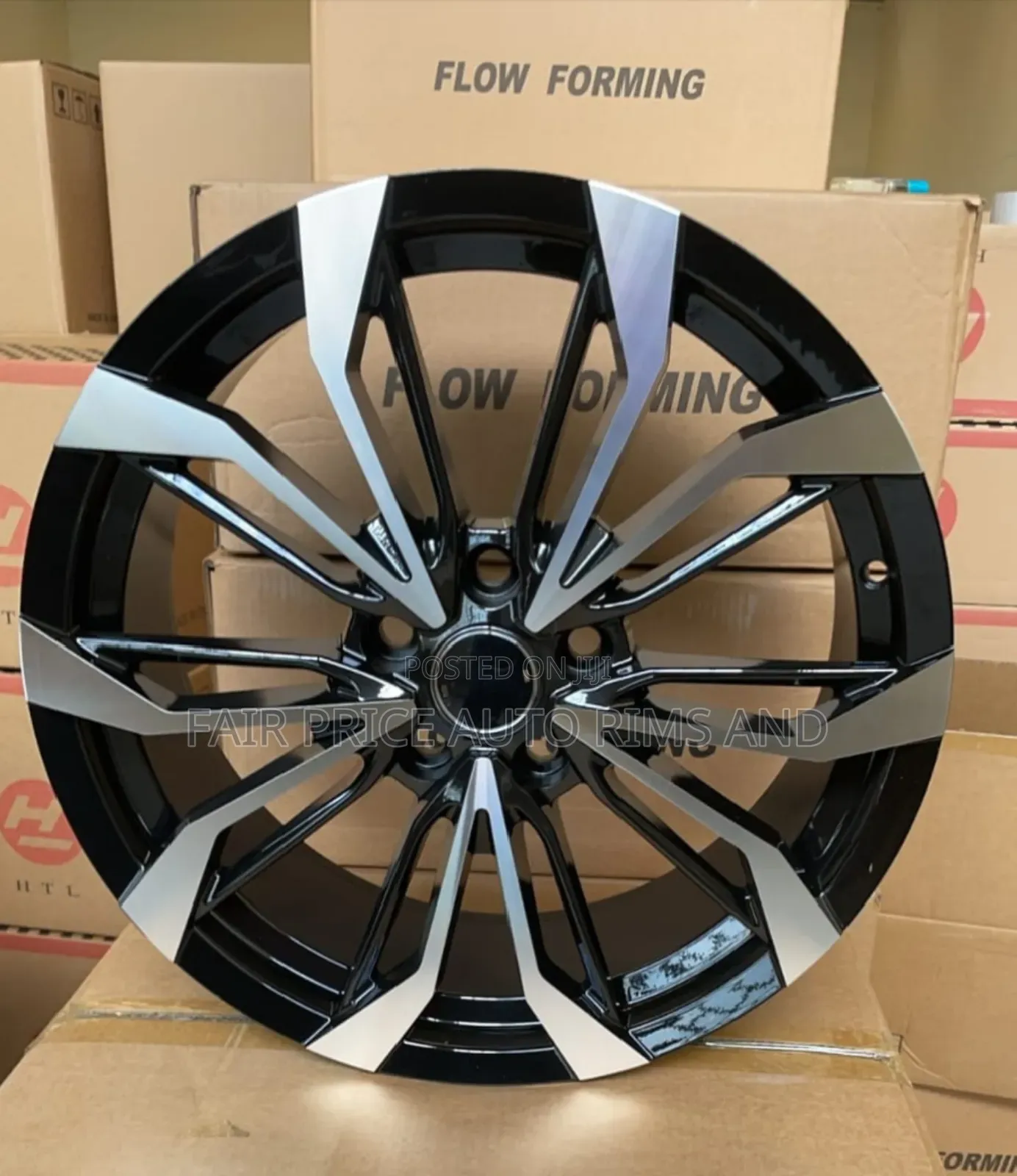 18 Inches Black Silver Sports Rims