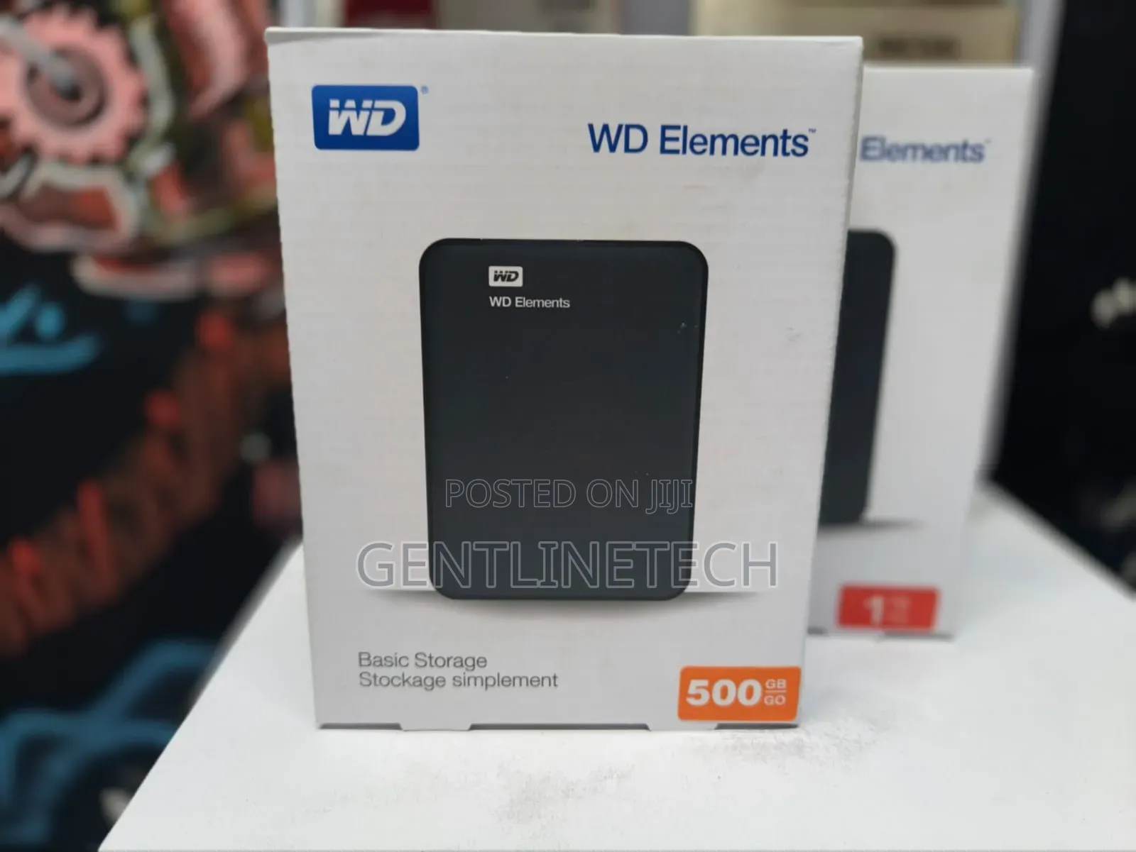 500gb Wd External Hard Disk Drive With Storage Pouch