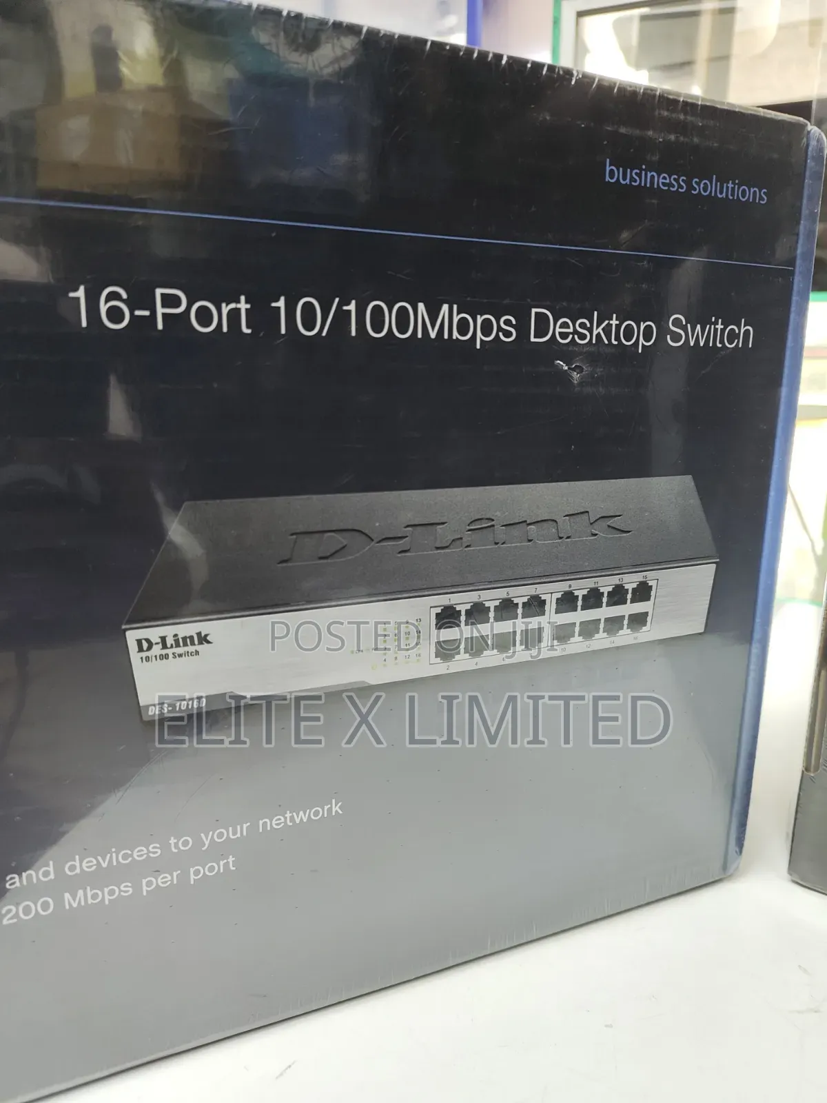 D-Link Des-1016d 16-Port 10/100mbps Desktop Switch