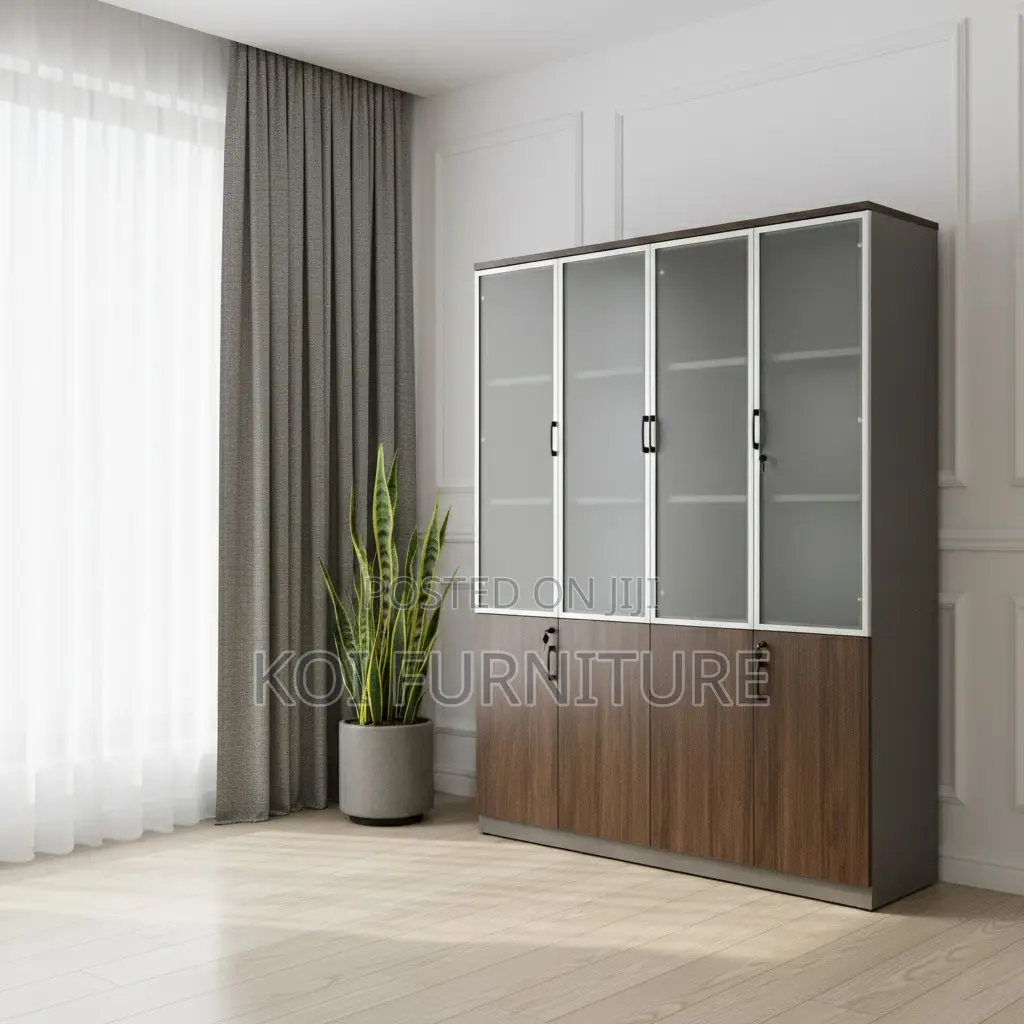 Office Cabinet; Two Doors Wooden Executive Filing Cabinet