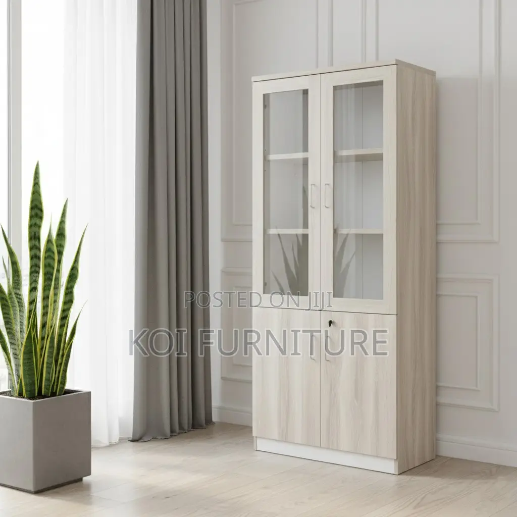 Office Cabinet; Two Doors Wooden Executive Filing Cabinet