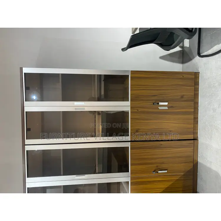 Office Cabinet; 2- Door Wooden Office Storage Cabinet