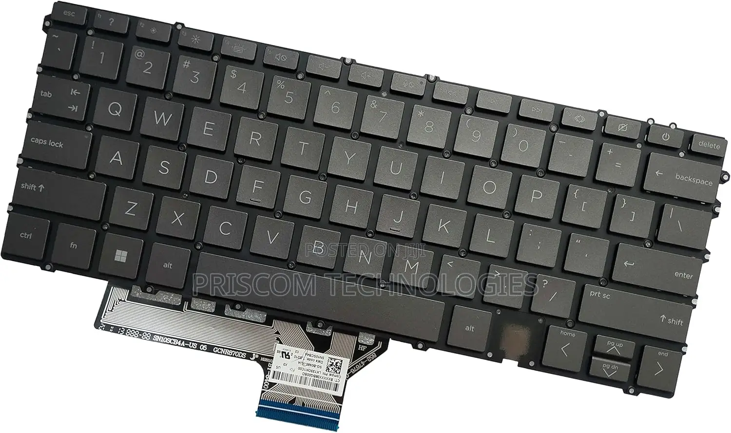 Backlit Laptop Keyboard for Hp Folio 13-4000
