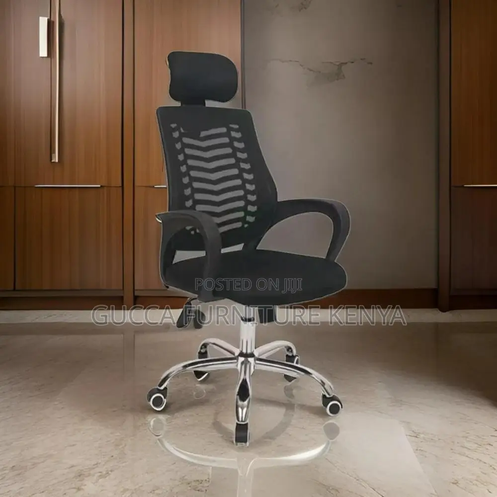 Adjustable Swivel Mesh Headrest Office Chair