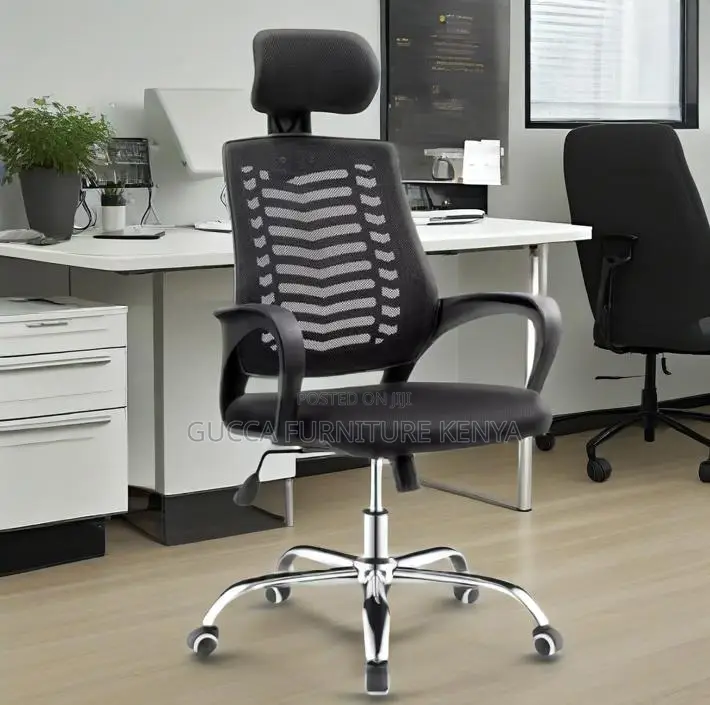 Adjustable Swivel Mesh Headrest Office Chair