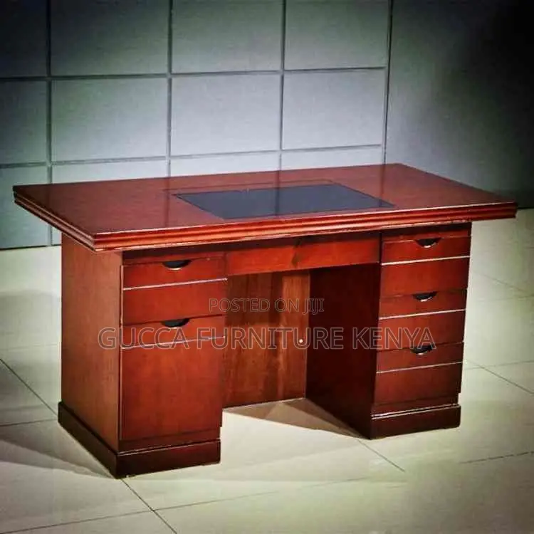 1.4 Meters Executive Mahogany Office Desk