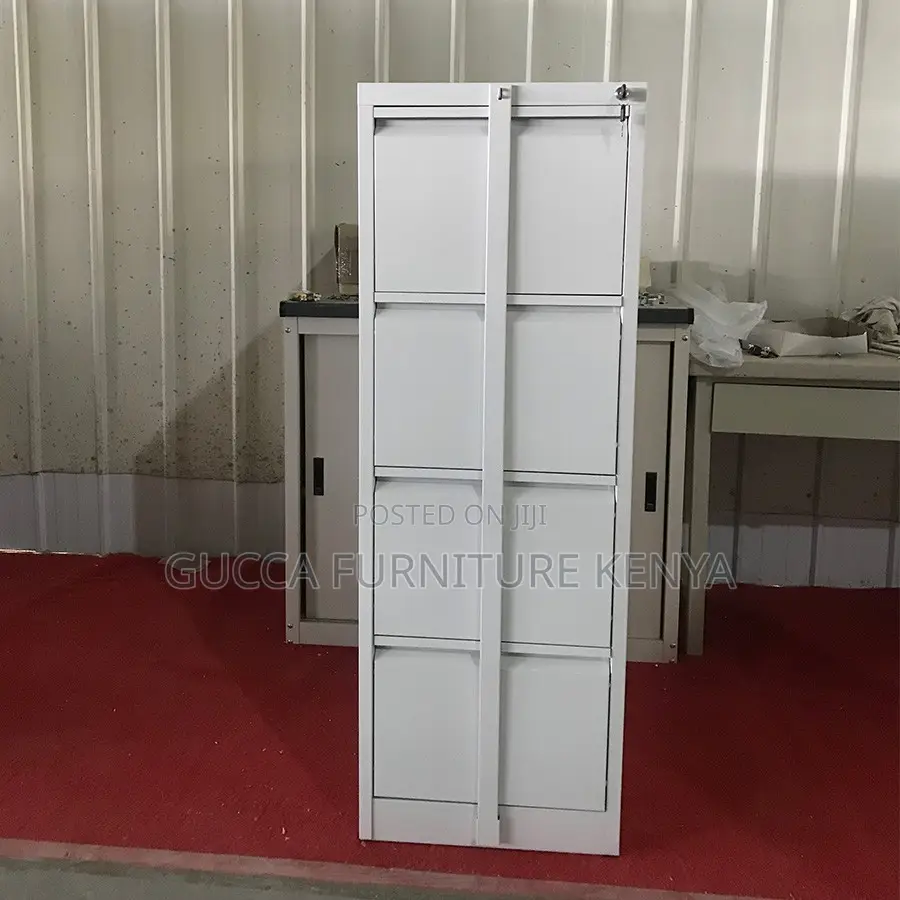 4-drawer's Steel Filling Cabinet With Bar