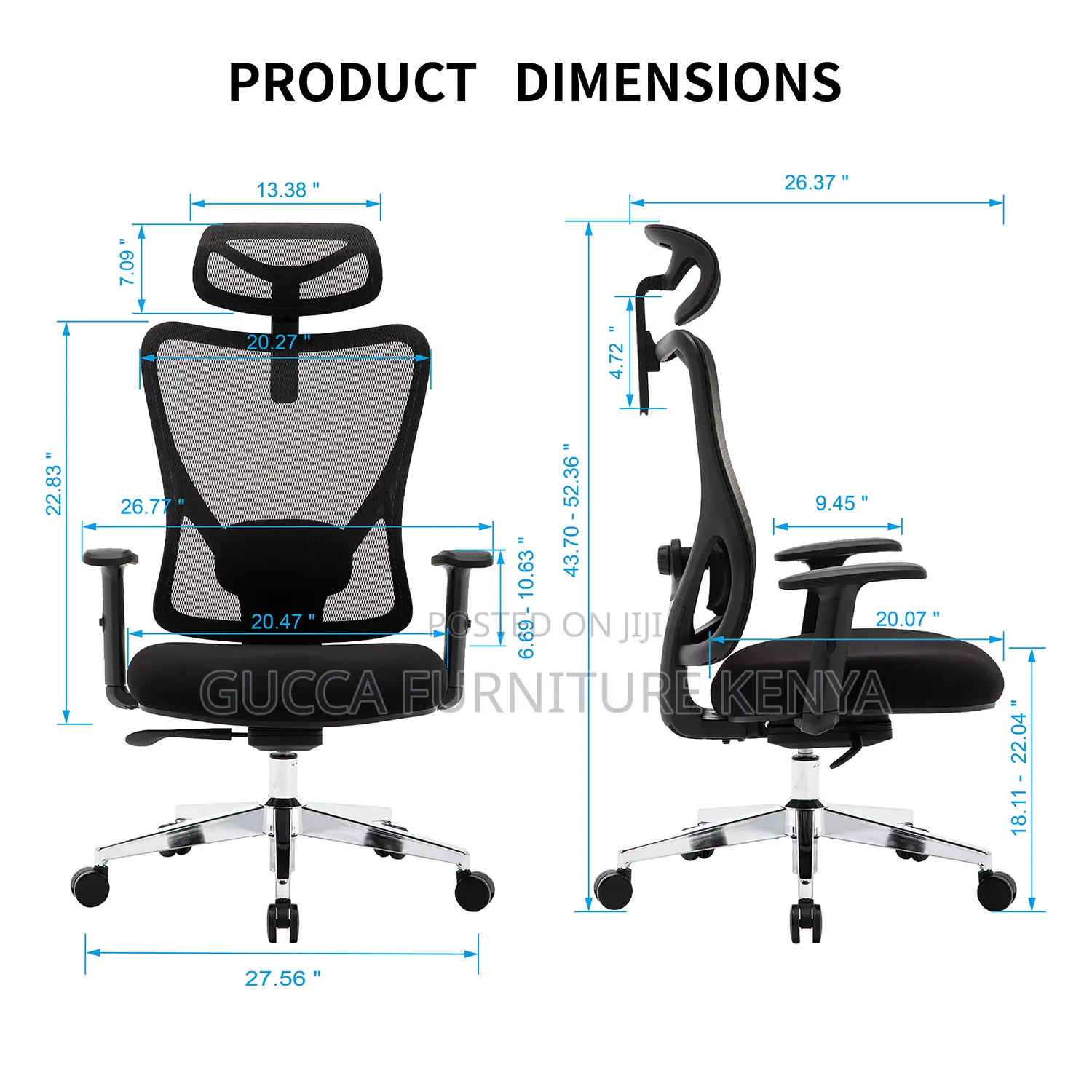 Ergonomic Executive Mesh Orthopedic Chair