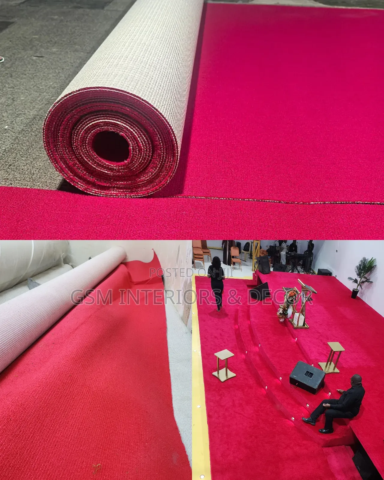 Red Carpets and Office Carpets General Apply